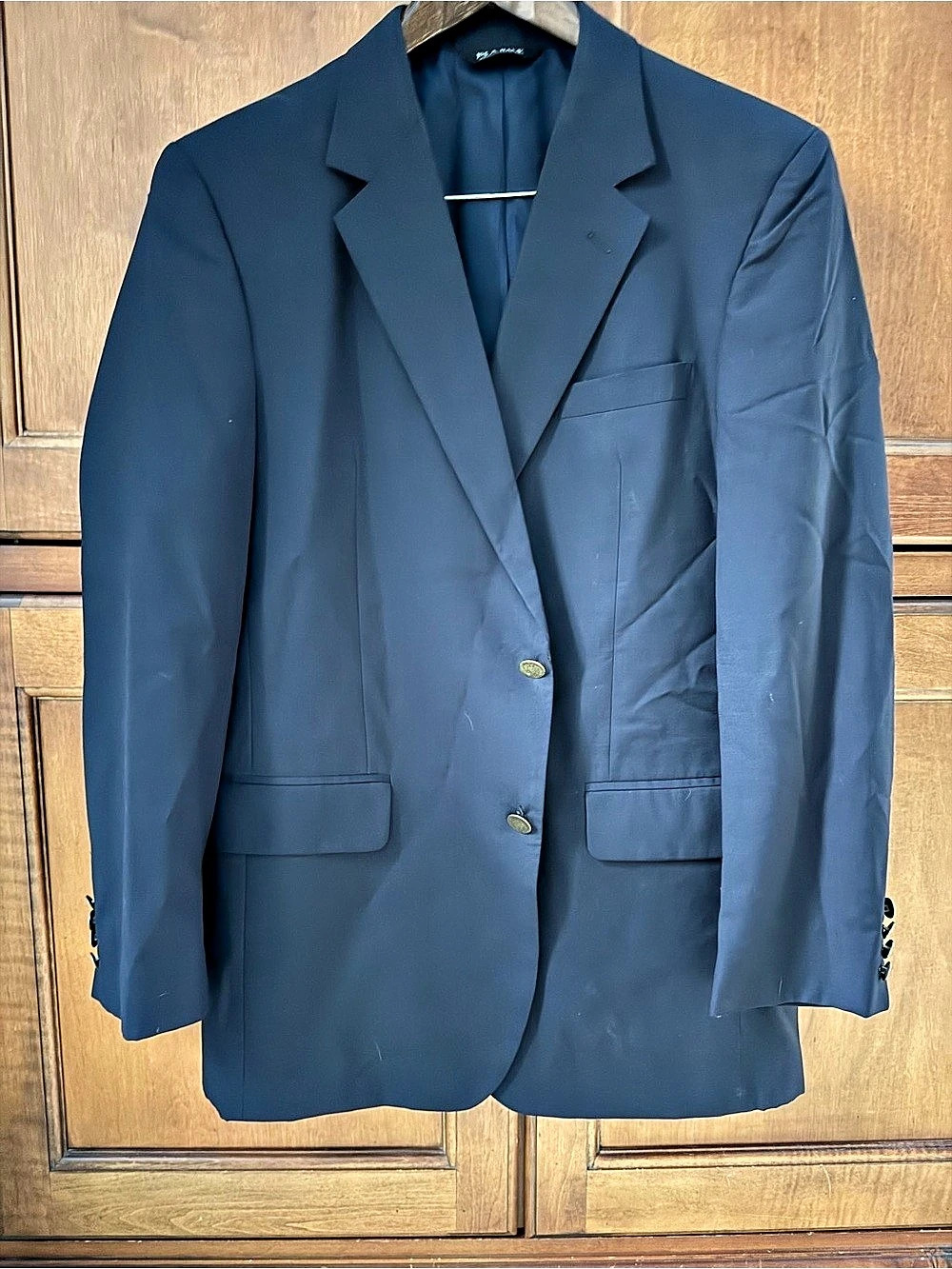JOS. A. BANK Classic Fit Navy Blue Wool Blazer 42L